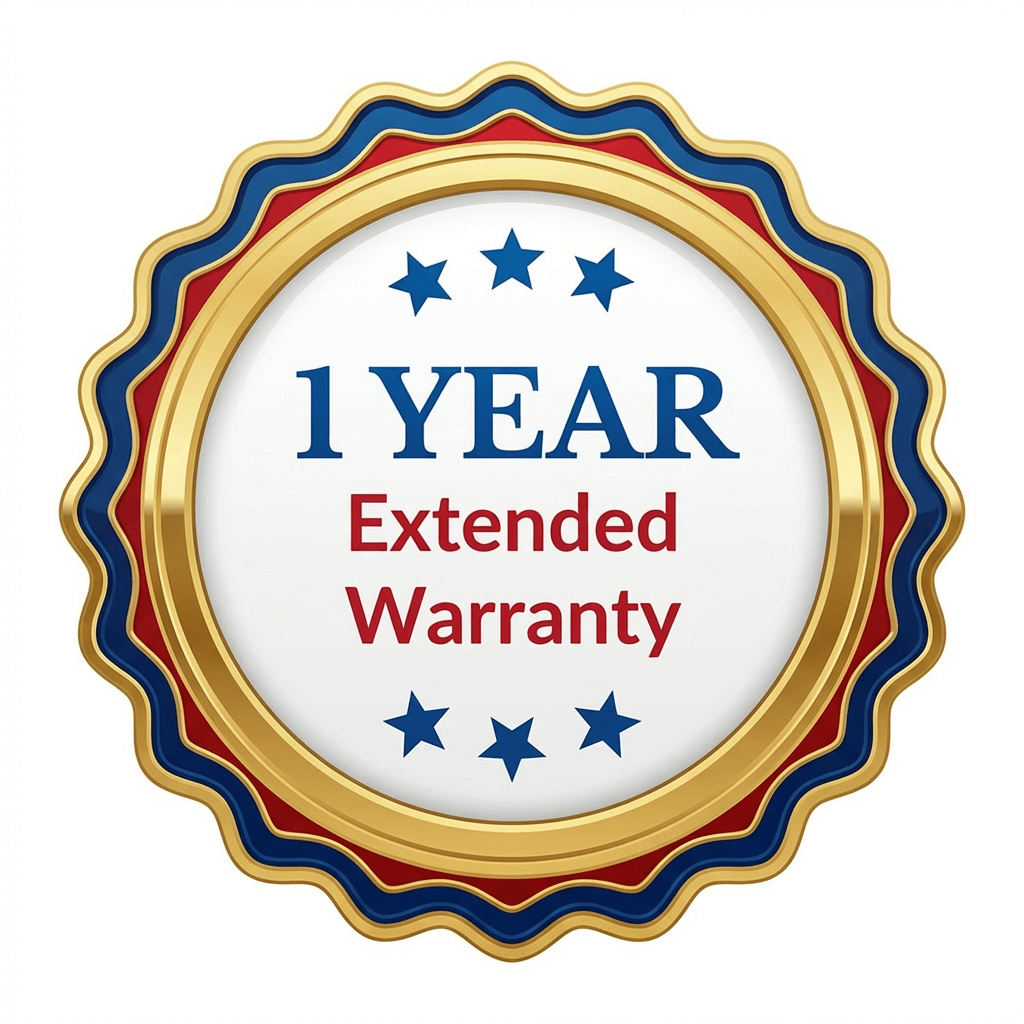 FREE +1 YEAR Extended Warranty