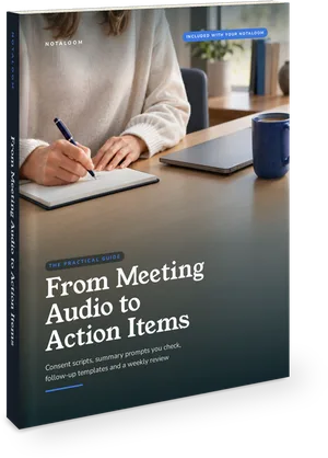 From Meeting Audio to Action Items