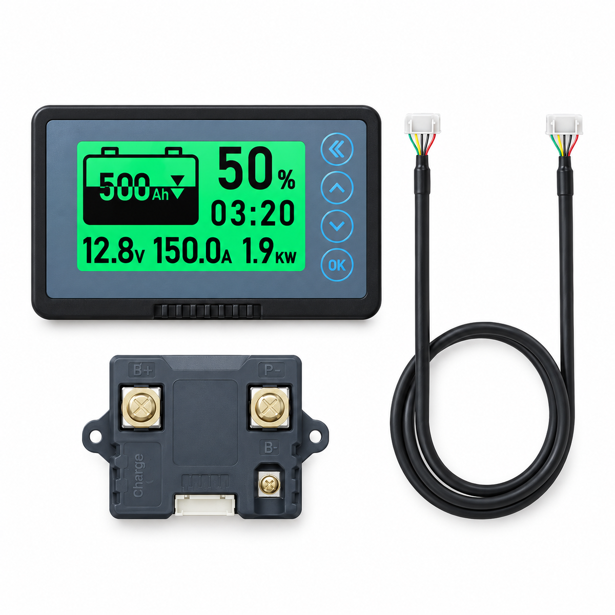 Amplume battery monitor