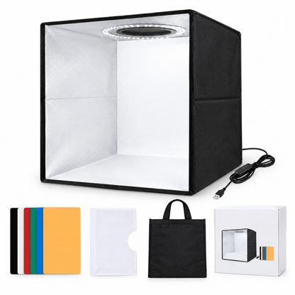 DeskGlow 11.8 in (30 cm), 6 backdrops, single color temperature