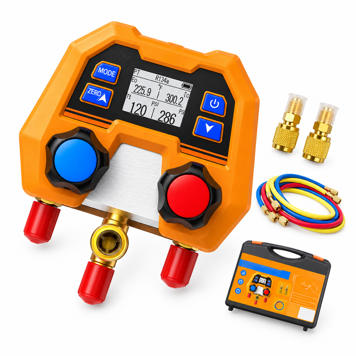 ChartFree digital manifold gauge set
