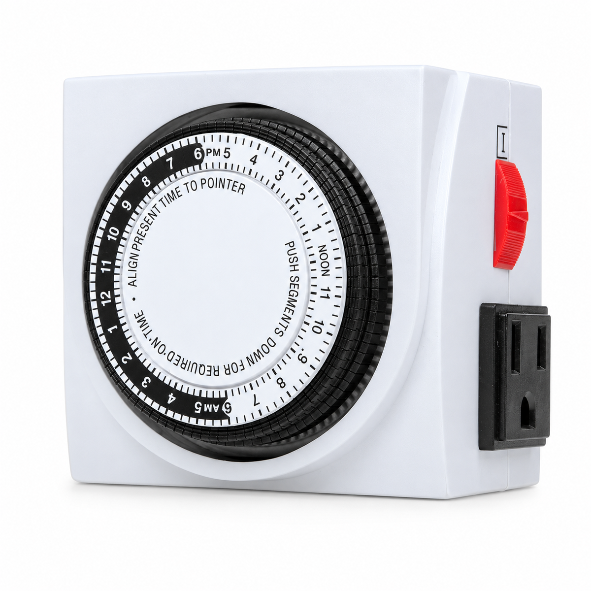 Dusklit Mechanical 24-hour timer, 2 outlets (120V US)