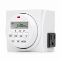 Digital programmable timer, 2 outlets (120V US)