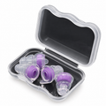 Purple, M + L (2 pairs + case)