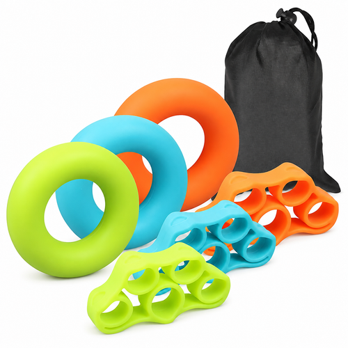 Hand Grip Strengthener Set (6-Pc)