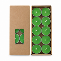 Mosquito-Repelling Citronella Tealight Candles (10-Pack)
