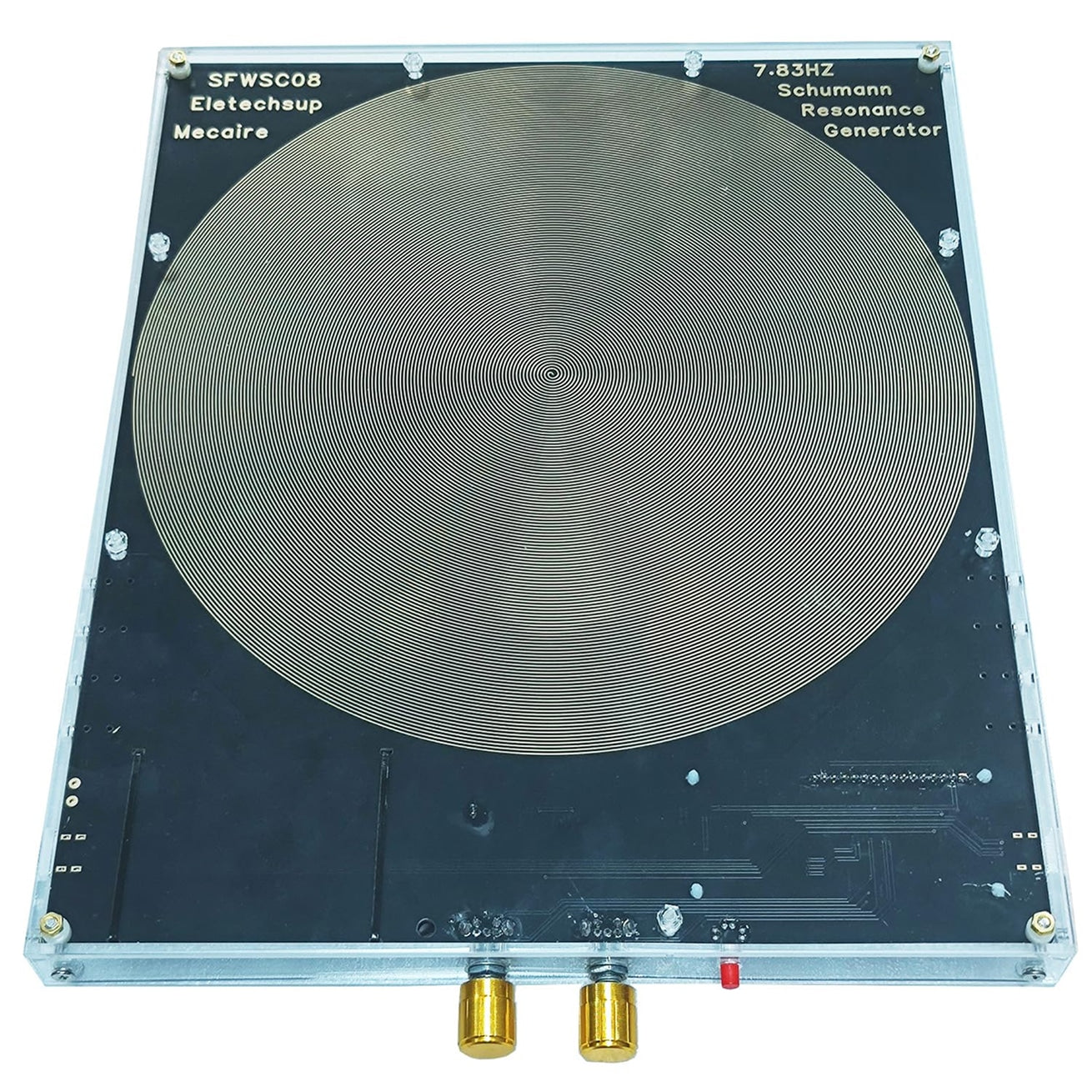 VeraTone frequency generator in use during a sound healing session