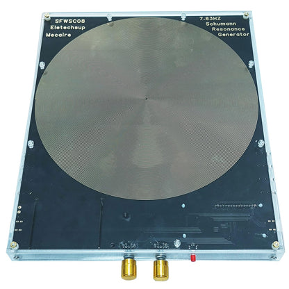 VeraTone frequency generator in use during a sound healing session