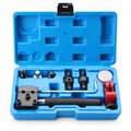9-piece kit with tube cutter, blue case (3/16" & 1/4")