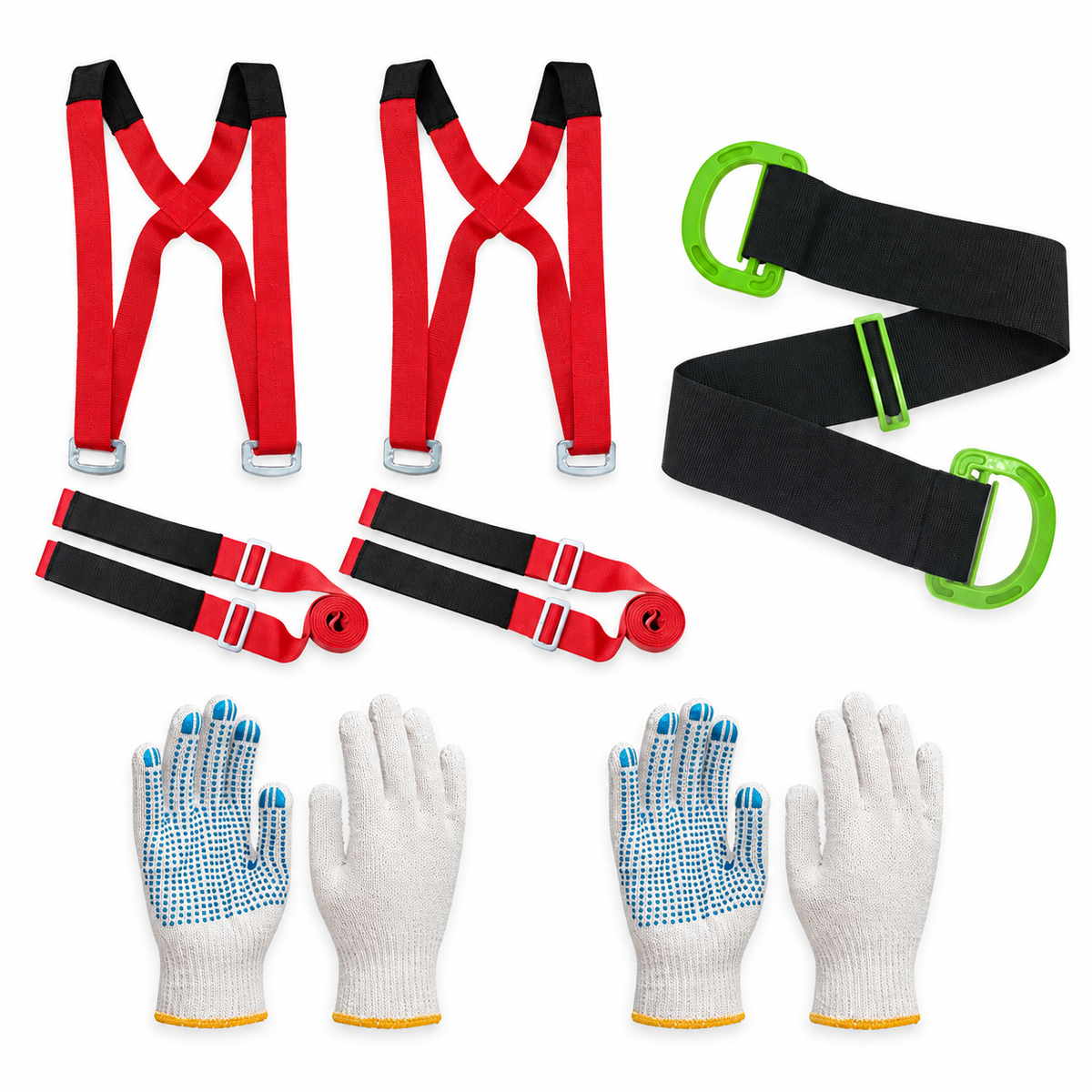 Heavehalo Polyester snap-fastener set (red)