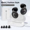 Black Earplugs + White Case