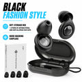 Black Earplugs + Black Case