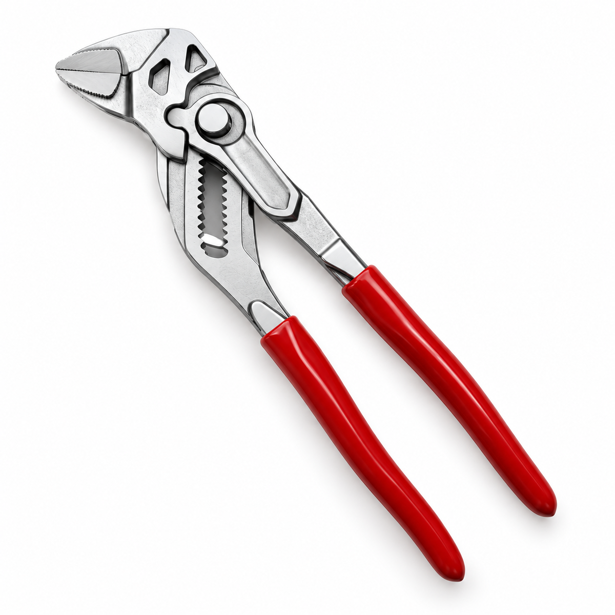 HoldFirm 7 in, red dipped handle, 40mm opening, 16 positions