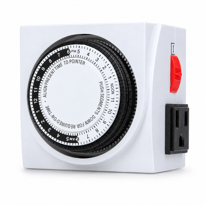 Dusklit outlet timer