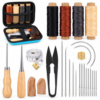 Mendforth 28-piece leather sewing kit