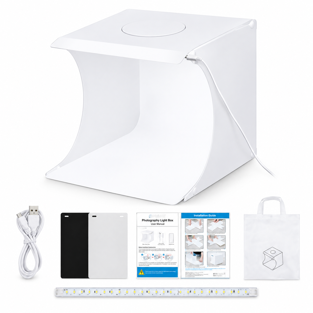 DeskGlow photo light box