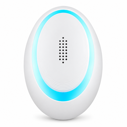 Plugnest 211 (egg-shaped, blue ring) / 1 unit, US plug, English manual