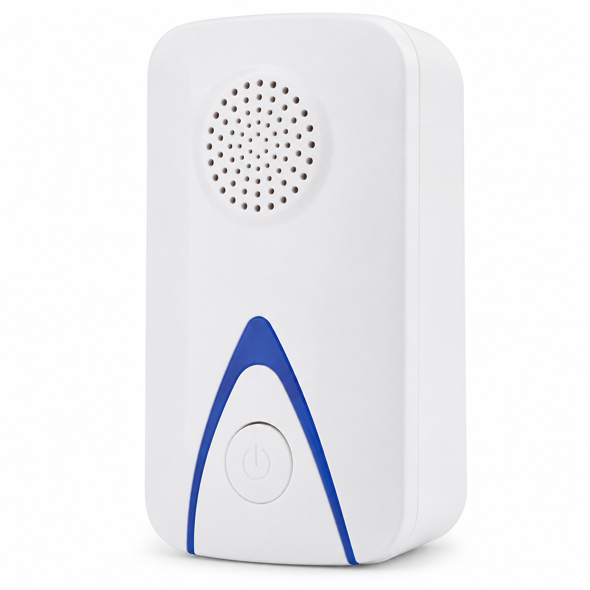 Plugnest 601 (white rectangle, blue V, power button) / 1 unit, US plug, English manual