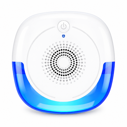Plugnest 912 (rounded square, blue glow base) / 1 unit, US plug, English manual