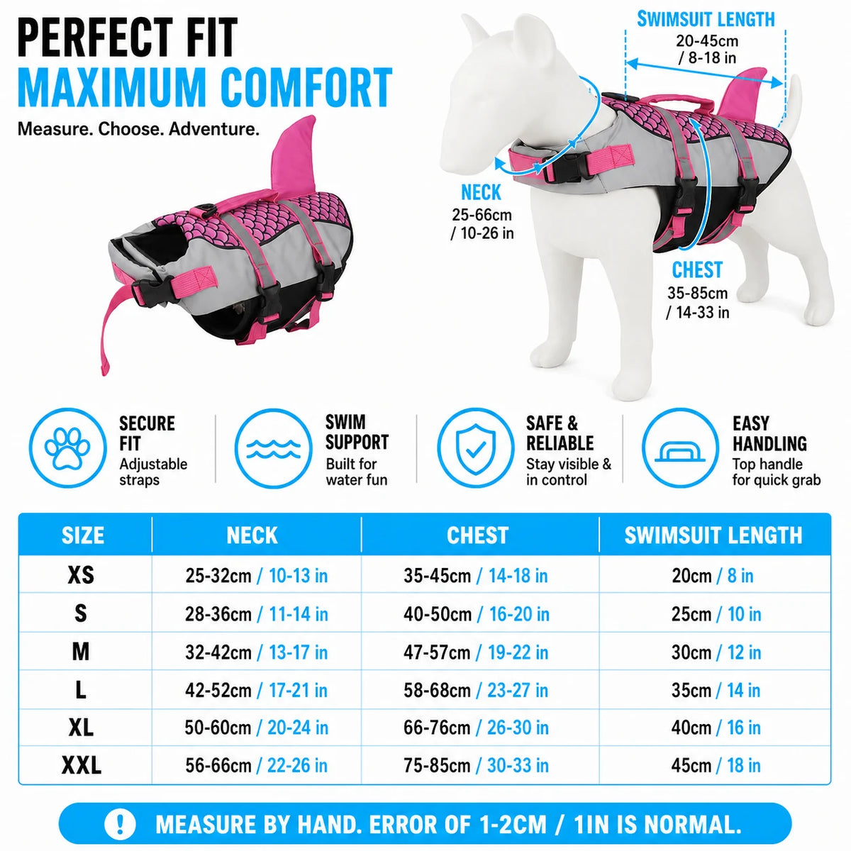 Size chart 1