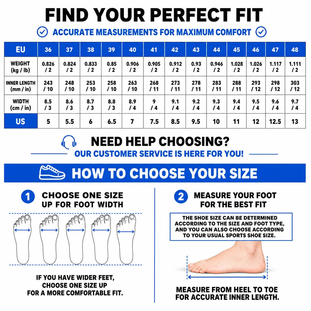Size chart 1