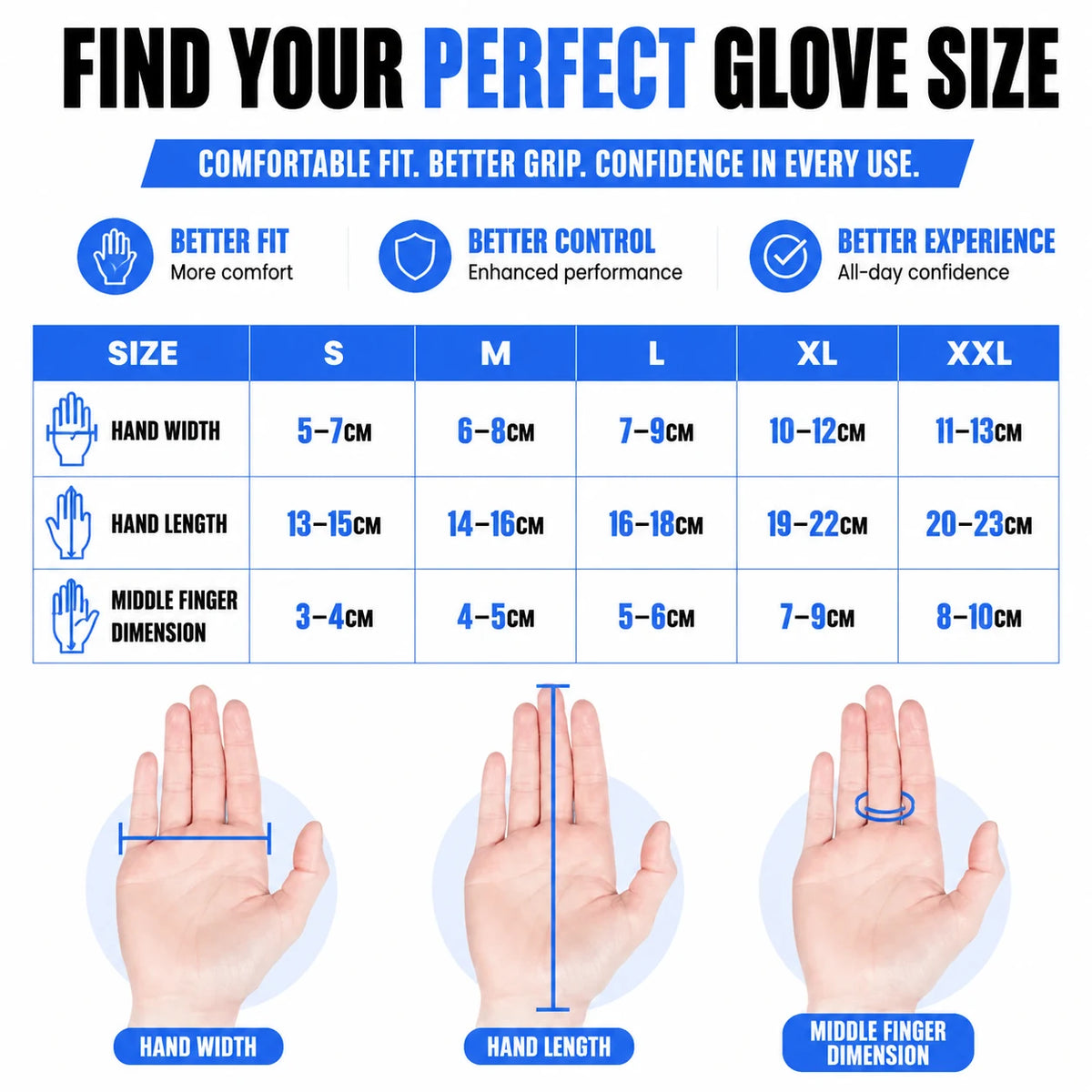 Size chart 1