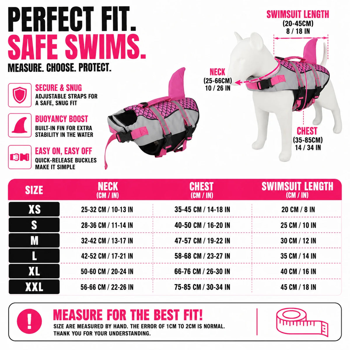 Size chart 1