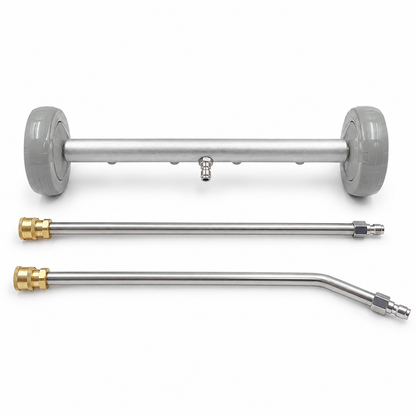 RoadRinse Gray wheels, bar + 2 wands
