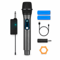 Grey (black mesh head) – 1 mic + receiver