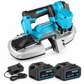 Saw + 2 batteries (21V 4.0Ah) + charger, US plug