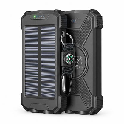 Outletless solar power bank