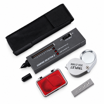 Sparkwise Tester pen + 30X triplet loupe