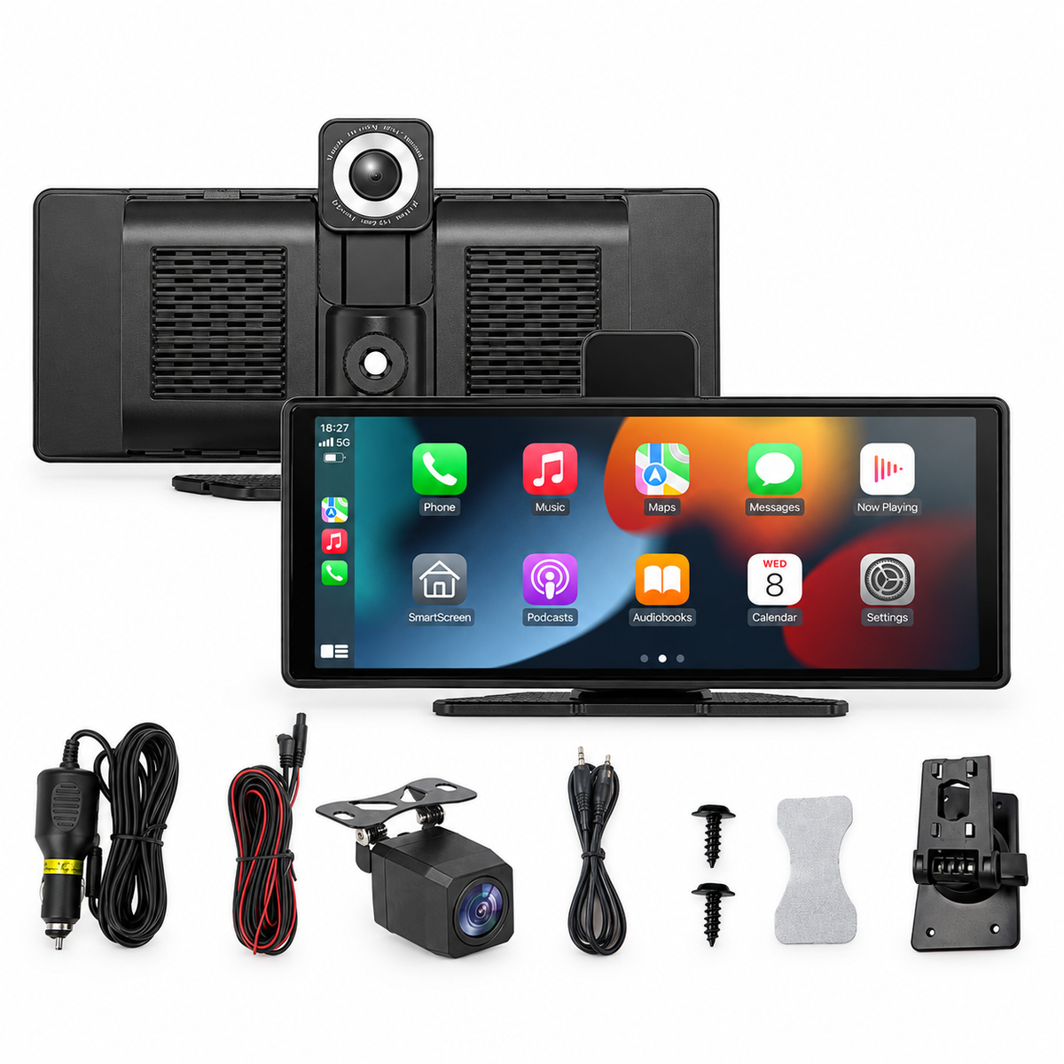 Stockmate 10.26" screen + front/rear dashcam + backup camera