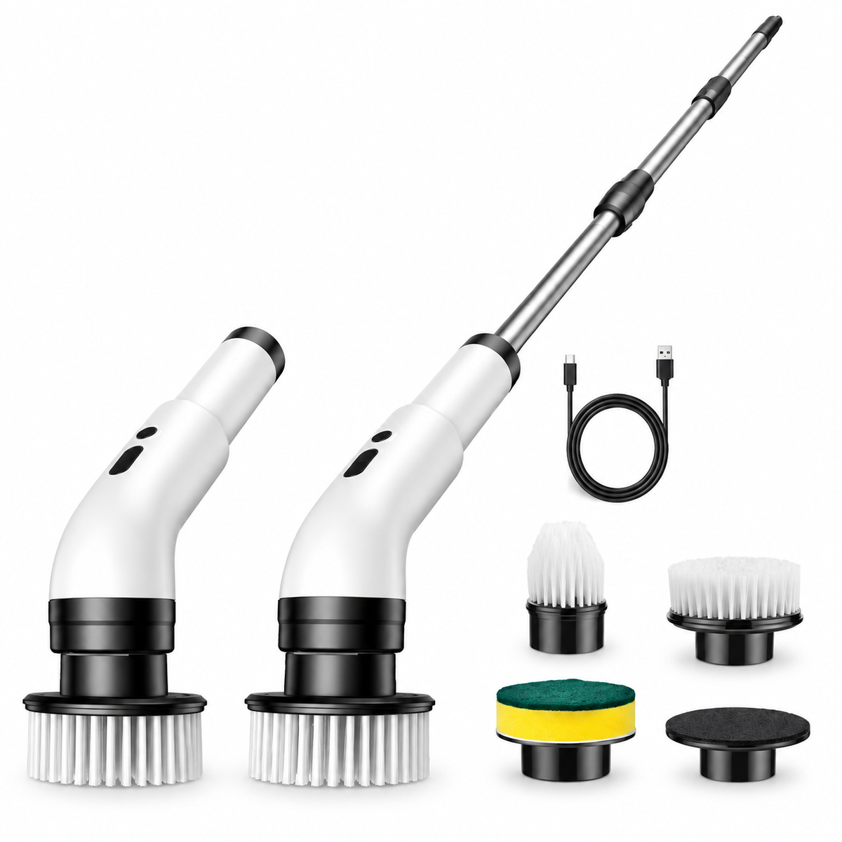 Tallshine Model 9011, White, 3 brush heads