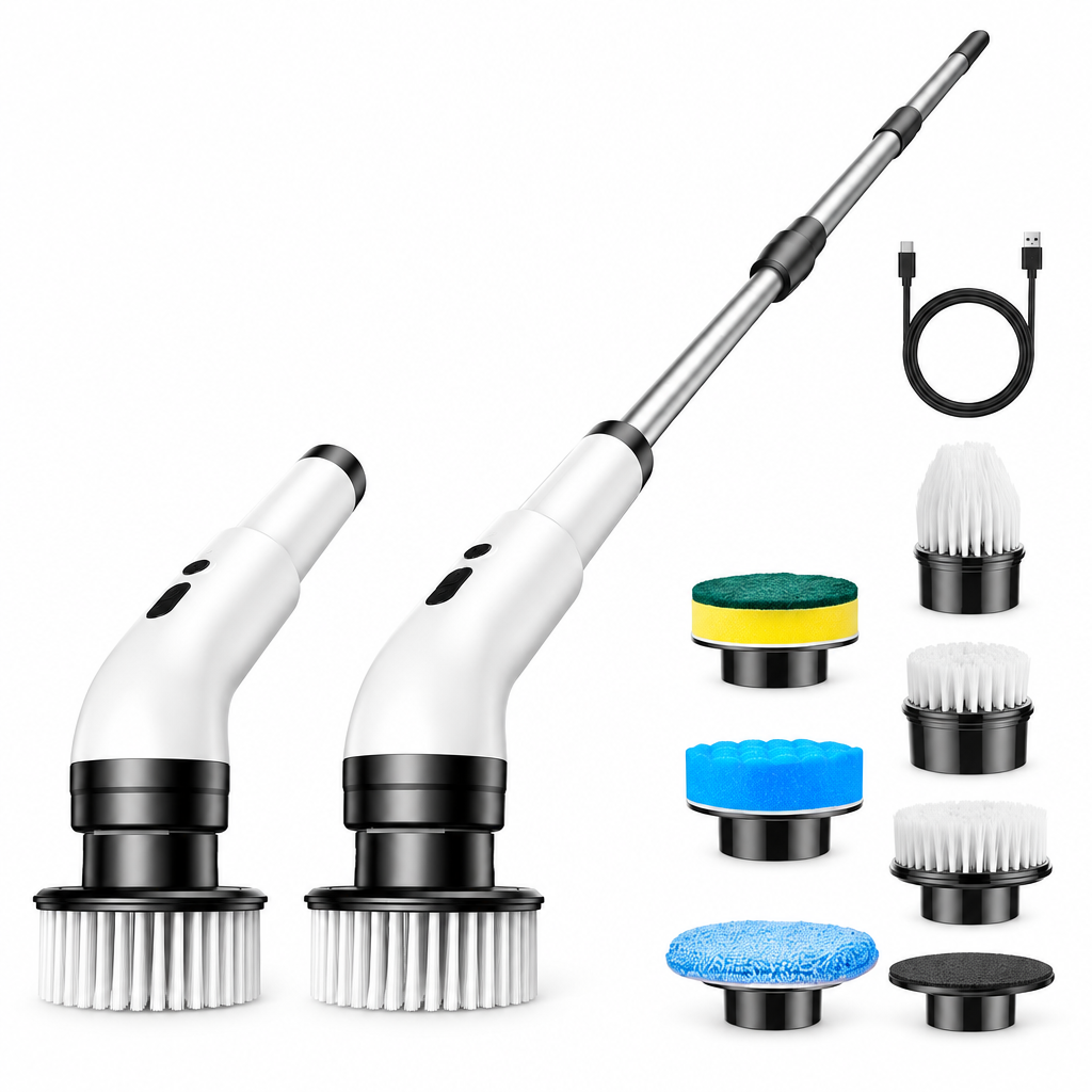 Tallshine Model 9011, White, 6 brush heads