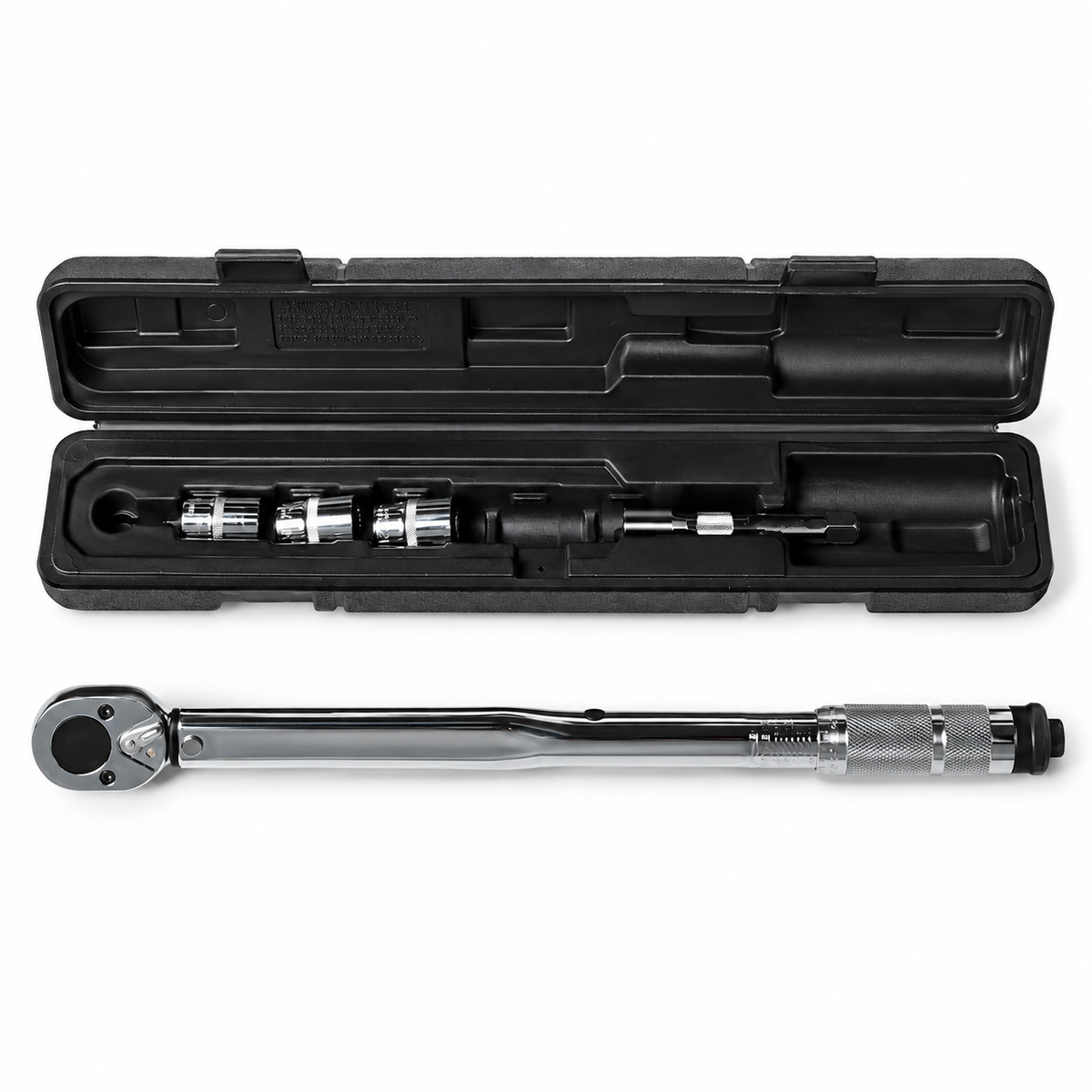 Truetwist 1/2in drive 28-210 Nm, 5-piece (wrench + extension + 17/19/21mm sockets)