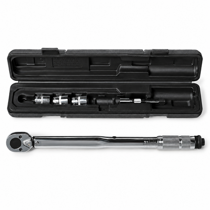 Truetwist 1/2in drive 28-210 Nm, 5-piece (wrench + extension + 17/19/21mm sockets)