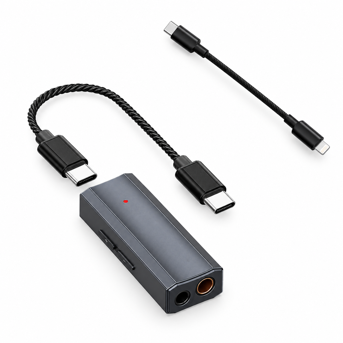 Unmuffle Gray + USB-C to Lightning cable