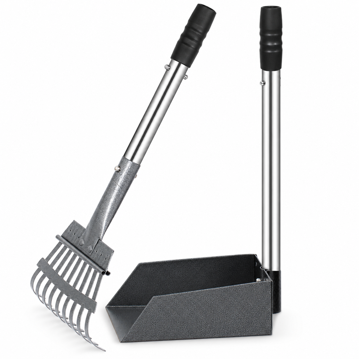 UprightPaw 2-piece set: tray + rake